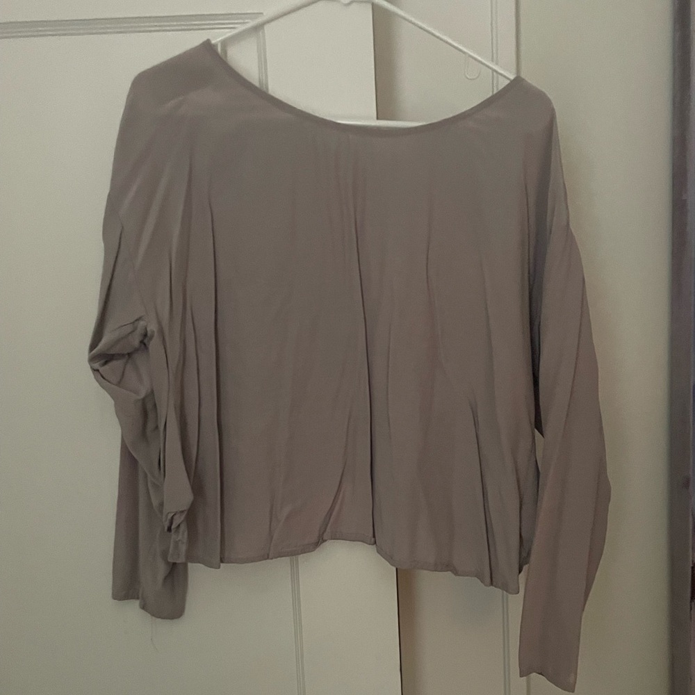 Rory Beca Purple Silk Top